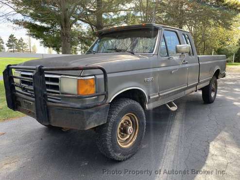 1991 Ford F-250 HD Supercab 155 WB 4WD Gray/7 3L P - cars & for sale in Bloomington, IL