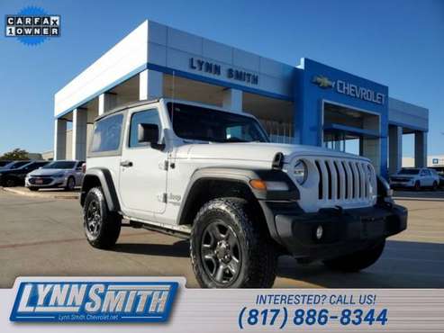 2018 Jeep All-New Wrangler Sport - cars & trucks - by dealer -... for sale in Burleson, TX
