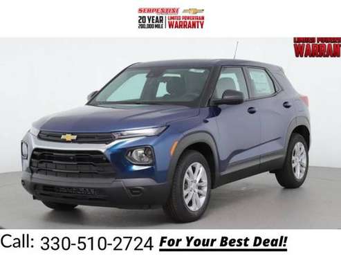 2021 Chevy Chevrolet TrailBlazer LS suv Pacific Blue Metallic - cars... for sale in Tallmadge, OH