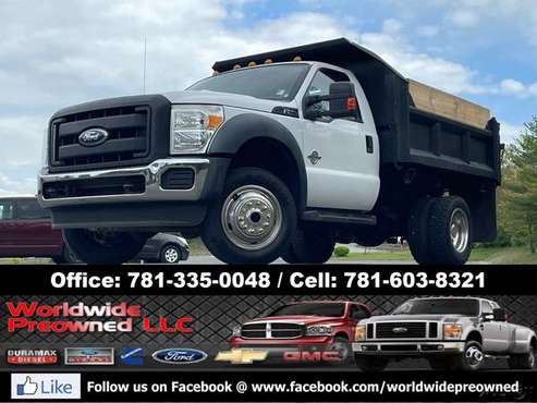 2011 Ford F-550 XLT Mason Dump Truck 4x4 6 7L Diesel 98K SKU: 13873 for sale in south jersey, NJ