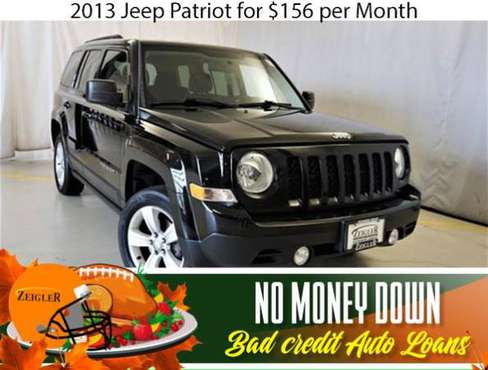 $156/mo 2013 Jeep Patriot Bad Credit & No Money Down OK - cars &... for sale in Westmont, IL