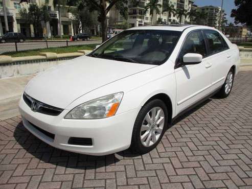 2007 Honda Accord LX 62K Low Miles Clean Carfax 3.0L V6 Automatic for sale in Fort Lauderdale, FL