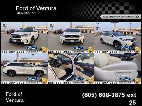 2019 Toyota Highlander Hybrid - cars & trucks - by dealer - vehicle... for sale in Ventura, CA