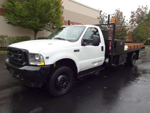 2002 Ford Super Duty F550 16Ft Flat Bed:V10 1-Owner Maintained for sale in Auburn, WA