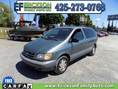 1998 Toyota Sienna LE CARFAX 1 OWNER - BLOWOUT SALE! - cars & for sale in Kenmore, WA
