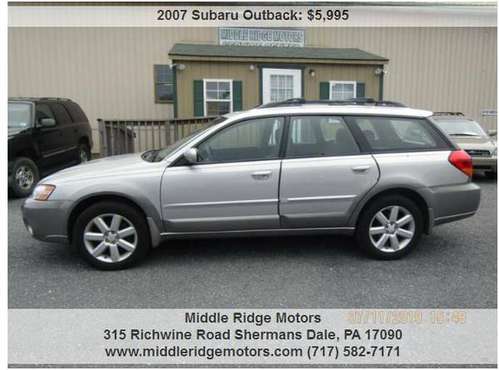 ✔2007 Subaru Outback 2.5i Limited AWD SW - WE 💙 SUBARU'S for sale in Shermans Dale, PA