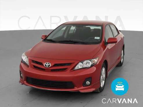2013 Toyota Corolla S Sedan 4D sedan Red - FINANCE ONLINE - cars &... for sale in Dallas, TX