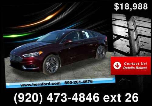 2018 Ford Fusion SE - - by dealer - vehicle automotive for sale in Brillion, WI