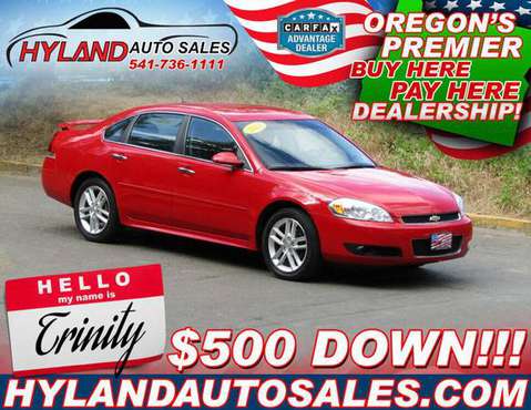2013 CHEVY IMPALA *ONLY $500 DOWN @ HYLAND AUTO SALES👍 - cars &... for sale in Springfield, OR