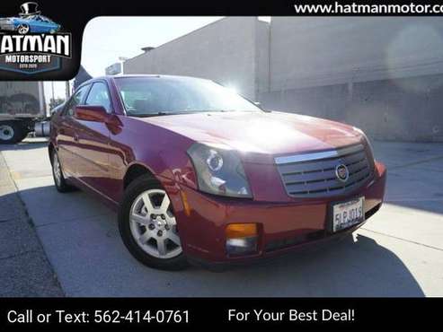 2005 Caddy Cadillac CTS sedan Red Line - cars & trucks - by dealer -... for sale in Buena Park, CA
