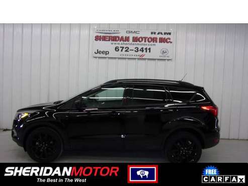 2019 Ford Escape SE Black - AKB09935 **WE DELIVER TO MT & NO SALES for sale in Sheridan, WY
