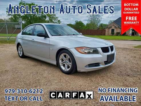 2008 BMW 328i Only 101k Miles Clean Carfax and Free Warranty for sale in Angleton, TX