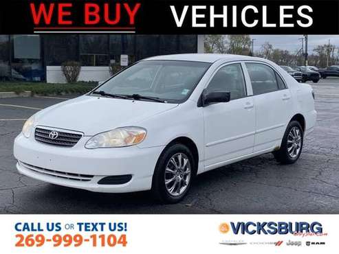 2008 Toyota Corolla CE - - by dealer - vehicle for sale in Vicksburg, MI