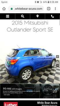 2015 Mitsubishi Outlander Sport - cars & trucks - by owner - vehicle... for sale in Saint Paul, MN