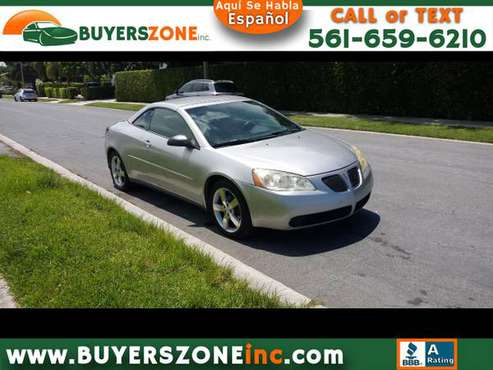 2006 Pontiac G6 2dr Convertible GT for sale in West Palm Beach, FL