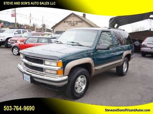 1995 Chevrolet Tahoe Base 2dr 4WD SUV - - by dealer for sale in Happy valley, OR