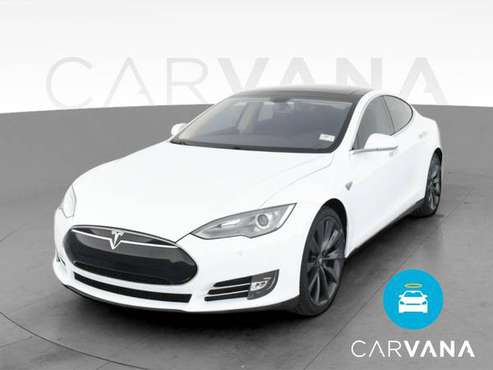 2014 Tesla Model S Sedan 4D sedan White - FINANCE ONLINE - cars &... for sale in Charlotte, NC