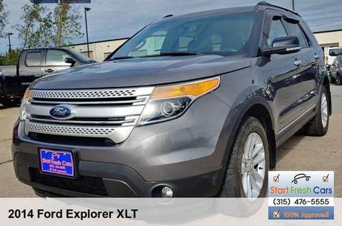 4WD 2014 FORD EXPLORER XLT 3RD ROW - - by dealer for sale in Syracuse, NY
