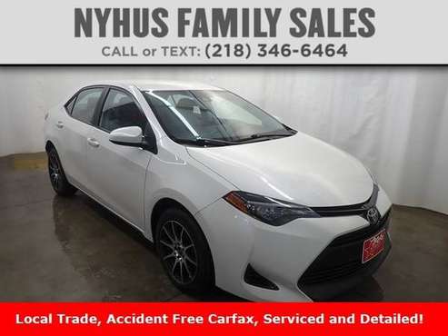 2017 Toyota Corolla LE - cars & trucks - by dealer - vehicle... for sale in Perham, ND