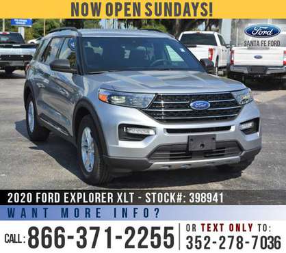 2020 FORD EXPLORER XLT *** SAVE Over $6,000 off MSRP! *** - cars &... for sale in Alachua, FL