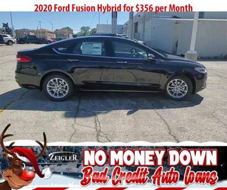 $356/mo 2020 Ford Fusion Hybrid Bad Credit & No Money Down OK - cars... for sale in Winnetka, IL