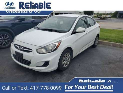 2013 Hyundai Accent GLS sedan Century White - - by for sale in Springfield, MO