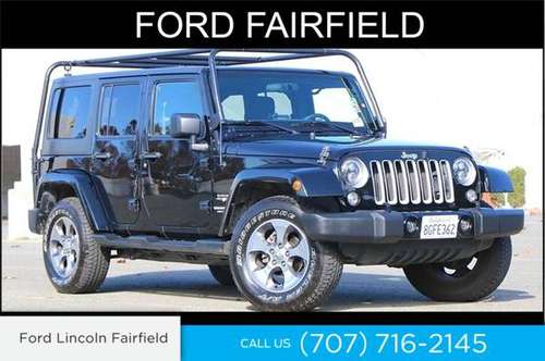2016 Jeep Wrangler Unlimited Unlimited Sahara - cars & trucks - by... for sale in Fairfield, CA