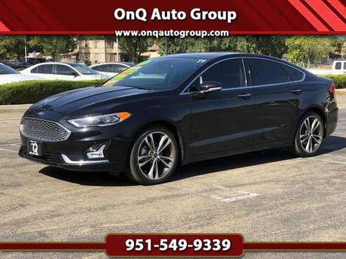 2019 Ford Fusion Titanium FWD - cars & trucks - by dealer - vehicle... for sale in Corona, CA