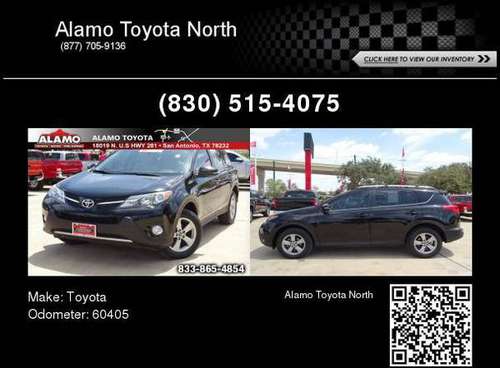 2015 Toyota RAV4 XLE for sale in San Antonio, TX