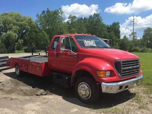 F650 Ramp Truck 2001 JUST REDUCED Hodges Style Bed Car Bobcat Hauler... for sale in Washington, District Of Columbia