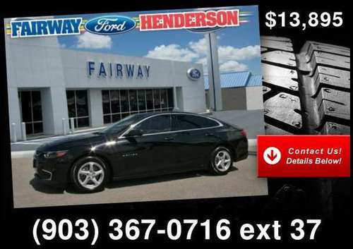 2018 Chevrolet Chevy Malibu LS 1LS - cars & trucks - by dealer -... for sale in Henderson, TX