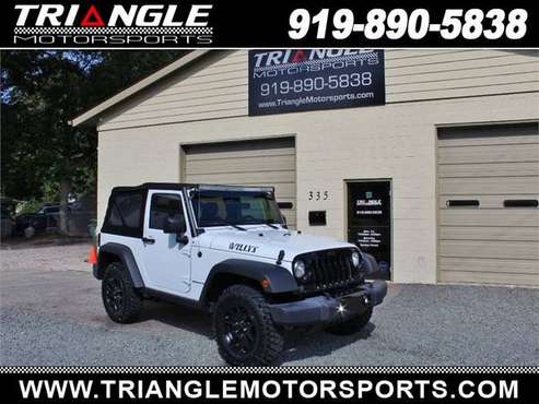 2018 JEEP WRANGLER SPORT WILLYS!!! VERY LOW MILES!!! - cars & trucks... for sale in Cary, NC