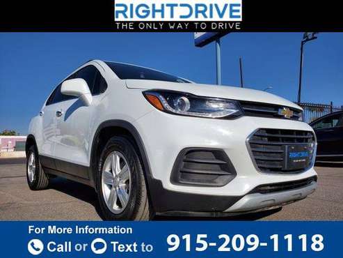 2019 Chevy Chevrolet Trax LT Sport Utility 4D suv WHITE - cars &... for sale in El Paso, TX