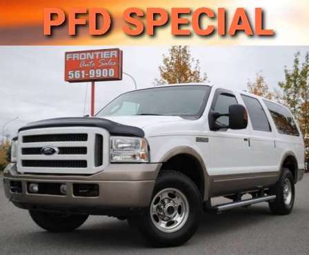 2005 Ford Excursion Bulletproofed 4x4 3rd Row ARP Stud's 6.0L Loaded! for sale in Anchorage, AK