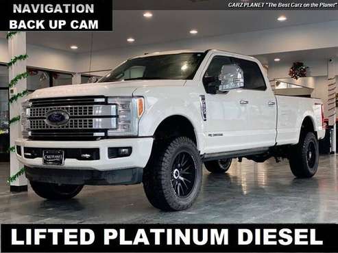2018 Ford F-350 4x4 4WD F350 Super Duty Platinum LIFTED LONG BED... for sale in Gladstone, CA