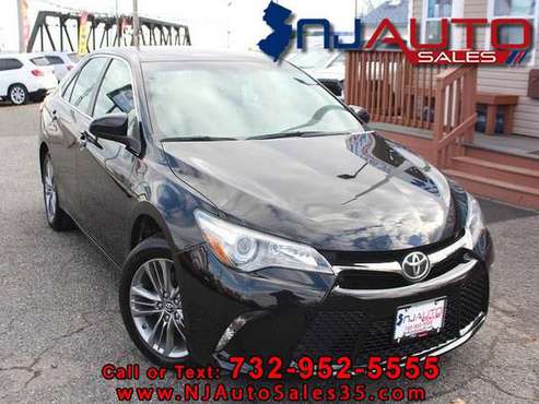 2015 Toyota Camry 4dr Sedan Auto SE BLACK 56K LEATHER BACKUP... for sale in south amboy, NJ