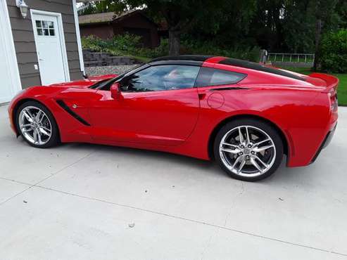 2016 Corvette Stingray, Red, Excellent Cond for sale in Pelican Rapids, MN