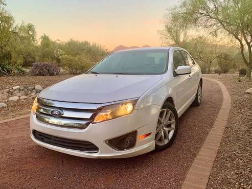 BEAUTIFUL WHITE FORD FUSION - cars & trucks - by owner - vehicle... for sale in Tucson, AZ