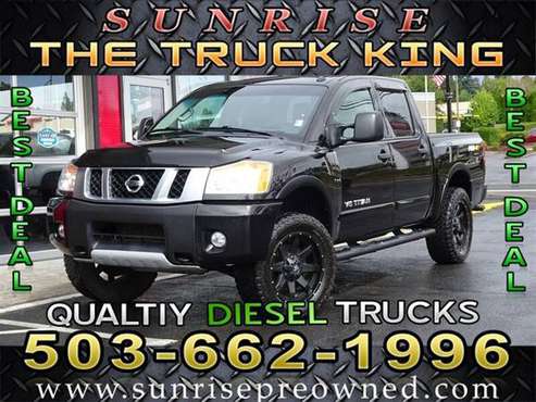 2014 Nissan Titan 4x4 4WD PRO-4X Truck for sale in Milwaukie, OR