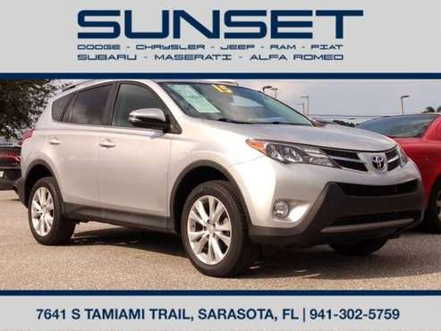 2015 Toyota RAV4 Limited LOADED Low 63K Miles Extra Clean CarFax Cert! for sale in Sarasota, FL