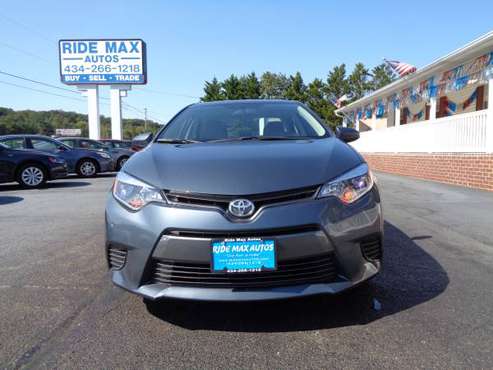 2016 Toyota Corolla One Owner Super Low Miles Back UP Camera for sale in Rustburg, VA
