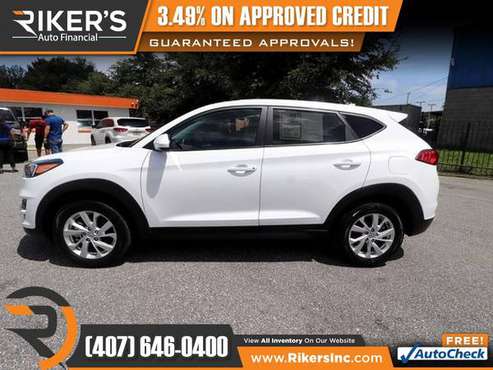 $198/mo - 2019 Hyundai Tucson SE - 100 Approved! - cars & trucks -... for sale in Kissimmee, FL