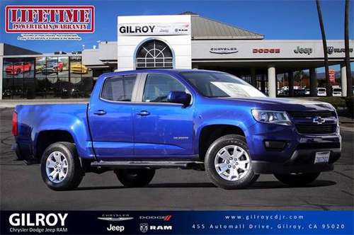 2016 Chevrolet Colorado Chevy Truck LT Crew Cab - - by for sale in Gilroy, CA
