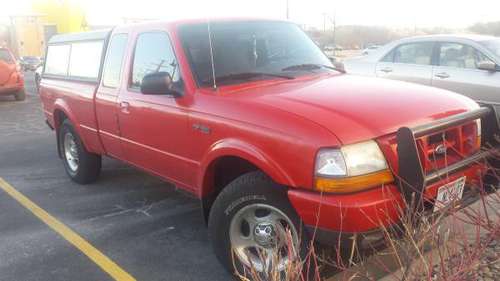 1999 Ford Ranger 4x4 4.0 V6 Sport XLT w/Topper for sale in Monticello, WI