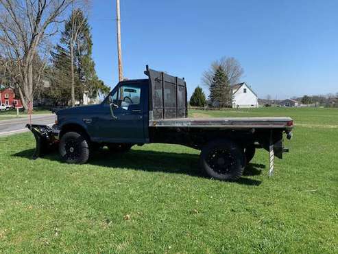 1995 Ford F350 XL Single Cab with Boss VPlow XT - - by for sale in MA