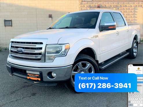 2014 Ford F-150 F150 F 150 Lariat 4x4 4dr SuperCrew Styleside 6 5 for sale in Somerville, MA