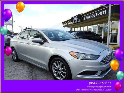 2017 Ford Fusion SE Sedan 4D - - by dealer - vehicle for sale in Hollywood, FL