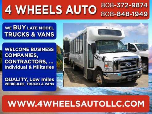 2018 Ford Cutaway Bus , E-Series Visit our website for sale in Honolulu, HI