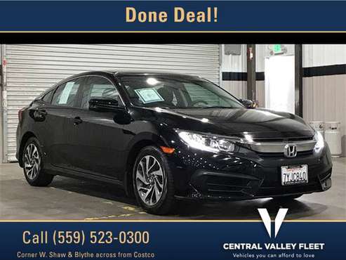 2017 Honda Civic EX - cars & trucks - by dealer - vehicle automotive... for sale in Fresno, CA
