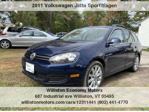 ►►2011 Volkswagen Jetta SportWagen TDI 56k Miles for sale in Williston, NH